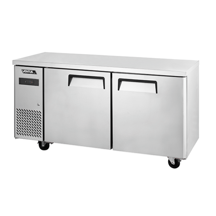 Mesón Refrigerado 2 Ptas Acero Inox. Vmr2Ps-260 Ventus - Imagen 1