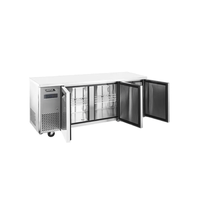 Mesón Refrigerado 3 Ptas Acero Inox. Vmr3Ps-480 Ventus - Imagen 2