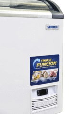 Ventus  Conservadora Vidrio Semicurvo CTV-620Q PRO Ventus - Imagen 6