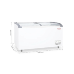 Congeladora 520 Lts Tapa Vidrio Curvo Maigas - Imagen 6